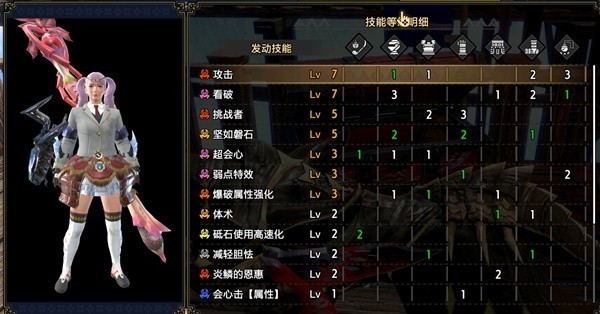 《怪物猎人崛起》曙光2.0虫棍攻7弱特3配装